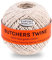 Ficelle de boucher, 80 mètres, 12 plis, 100 % coton naturel, pour une cuisson de qualité alimentaire, nouage durable, râpe et rôtissage, distribution facile, pâtisserie, bricolage, emballage, lot de 1