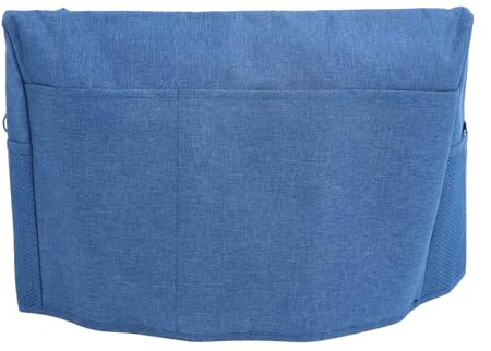 Naroote Staubschutz für Nähausrüstung, Nähmaschinenabdeckung, Mehrzweck-600D-Oxford-Stoff, Robust, mit Taschen Zur Aufbewahrung von Nähmaschinenzubehör (Blue)