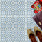 HUBDECO - Fliesenaufkleber - Küche, Badezimmer Deko - Klebefliesen - Bodenfliesen - Klebefolie Küche - Boden Schutzmatte - Selbstklebende Fliesen - 9 Stk. - Patchwork Azulejos Blau - 20x20cm