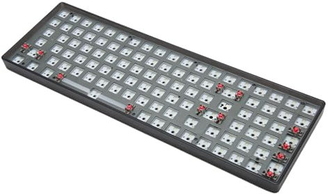 KIMISS Benutzerdefinierte Gaming-Tastatur, Mechanisches DIY-Kit, 100 Tasten, Hot-Swap-fähig, RGB, Modular, Videospiele, PC-Zubehör, Tastaturen, 75% BT 5.0, 2,4 GHz, Kabelgebundene