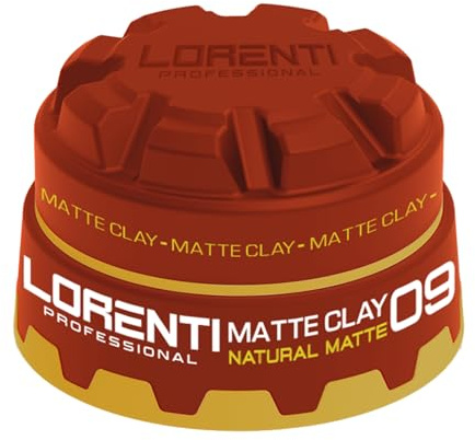 LORENTI TOKYO & SEOUL Haarstylingwachs Matte Clay 09 Braun 150ml | Hair Styling Wax | Haarwachs für Haare & Bart | Natürlicher Look Ohne Fettigen Glanz