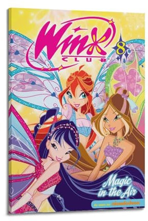 IKHFVYH Winx Club Anime-Poster, dekoratives Gemälde, Leinwand, Wandposter und Kunstdruck, moderne Familienschlafzimmer-Dekoration, Poster, 30 x 45 cm