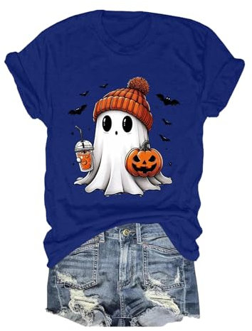 Halloween kostüm Problem Gelöst Halloween T-Shirt tshirt Damen oversize t shirt weiß Damen Damen Bluse Sommer sommerliche Oberteile Damen flache Schuhe für Damen leinenbluse