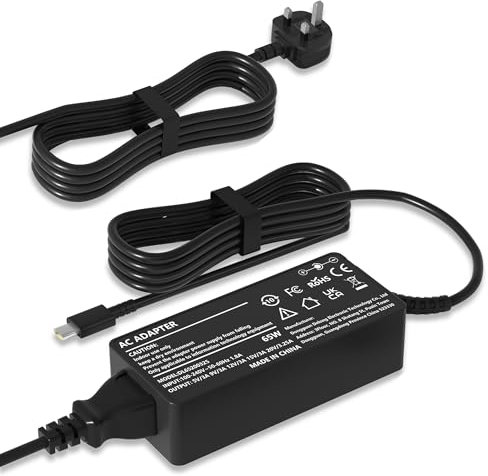 65W USB C Charger for LG Gram 14 15 16 17 Series 17Z90Q 16T90Q 17Z90P 16Z90P 17Z90ST 16T90P 17Z95P 17Z90R 17Z90S Type C Laptop