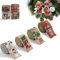 Lxoraziy 4 Rollen DIY Weihnachtsbänder, 6,3 cm x 2 m Geschenkband Weihnachtsband, Dekoband für Weihnachten, Ripsband Weihnachten, für DIY-Kränze, Verpacken, Basteln, Dekoration