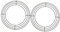 OKUMEYR 2st Girlandenrahmen Blumenkranz Basis Kranzformen Zum Basteln Ring Zur Herstellung Von Drahtkränzen Kranzform Aufhänger Handgemachtes Kranz-kit Halloween-kranzrahmen Eisen Green