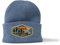 minifan Outdoor Strickmütze: Berge See - Geschenk für Natur-Freund - Beanie Männer Frauen Mütze Wintermütze Wald Natur Klettern Holz Klima Outdoor Wandern (Dusty Blue)