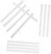 minkissy 12pcs Hair Extension Glue Sticks Hot Glue Sticks for Braiding Bonding Adhesive Diy Hair Styling Tool Match Different Colors