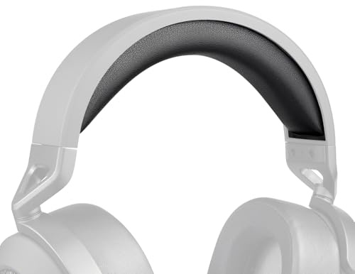 SOULWIT Ersatz Kopfband Headband Polster für Corsair HS65 Surround Kopfhörer, langlebiges Stirnband Polster mit hochwertigem Proteinleder und Schaumstoff, einfache Installation