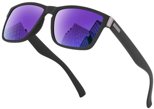 Perkanion Sonnenbrille Herren Polarisiert Sonnen Brille für Männer mit UV400 Sunglasses Men Polarisationsbrille Angeln Polar View Polbrille Autofahren