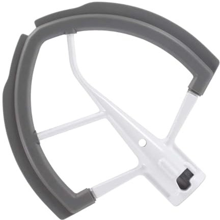 Mixer Paddle Scraper - Silicone Kitchen Flex Edge Spatula - Flexible Bowl Scraper Versatile Stand Mixer Accessory for Pie Crust Cream Dough Butter Mixing