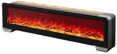 2000W Baseboard Heater Element Fireplace Light Space Warmer Fan Energy Saving Safety Aluminum Heating Energy Silent