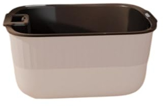 YIXANNX Rechteckiger Blumentopf aus Kunststoff, der Wasser aufnimmt, Gemüsetöpfe, Becken, langer Streifen, Pflanzgefäß, Garten, Hydroponik Anbau, Weiss
