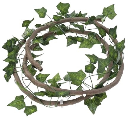 Ｚｉａｌｏｆｉ Kletterranken für Reptilien Terrarium, Flexible Pflanzen für Bartagamen, Stil b