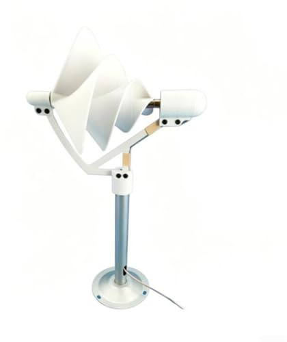 Generatore eolico verticale, 10 W, design a spirale Archimede per modelli e display di scienze energetiche da giardino domestico