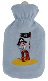 Wärmflasche Pirat 500 ml Fleece