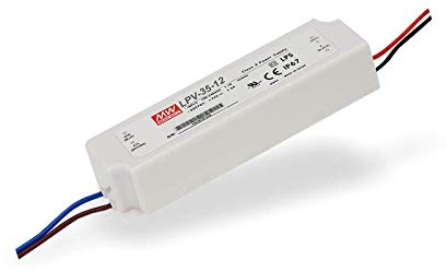 MeanWell LPV-Serie - LED-Trafo IP67 wetterfest für Außenbereich | 35 Watt - 12 Volt