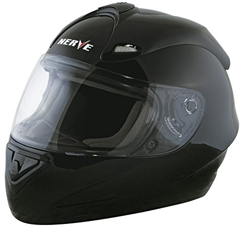 Nerve 1518040304_02 Integralhelm, S Schwarz/glanz, S