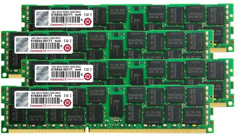 Transcend TS64GJMA534Z JetMemory - Kit memoria DDR3-RAM da 64 GB (4 x 16 GB, 1600 MHz, CL11) per Apple Mac Pro