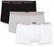 Tommy Hilfiger Herren Boxershorts Low Rise Trunks aus Baumwolle, Mehrfarbig (Black/Grey Heather/White), XL