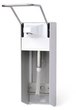 Desinfektionsmittelspender Dr. Schumacher AK500Plus 500ml LH Armhebel-Wandspender mit Aluminiumgehäuse und langen Hebel