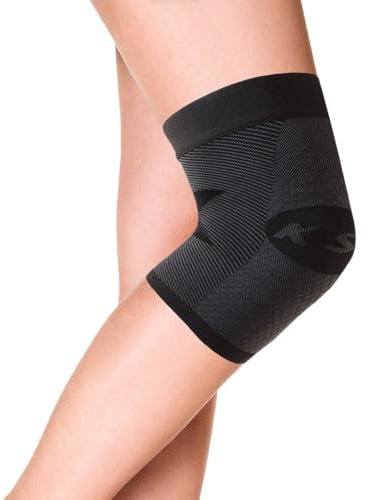 Orthosleeve ginocchiera ortopedica a compressione graduata KS7 - Ginocchiera rotulea 7 zone di compressione - Allevia la tendinite rotulea - Riduce dolori al ginocchio e il gonfiore (S)
