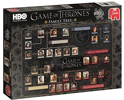 Jumbo Game of Thrones – Serie 5 Stammbaum, 1000 Teile Puzzle