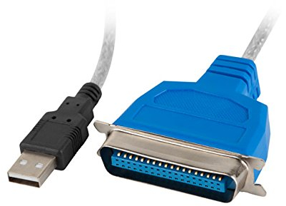 LANBERG Adaptador USB A LPT Macho 36 Pin AD-0028-W Cable 1.8M