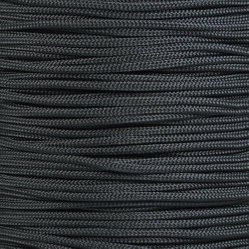 West Coast Paracord Paracord 425 (3 mm) – Hecho de 100% nailon – para táctica, manualidades, supervivencia, uso general (negro, 50 pies)