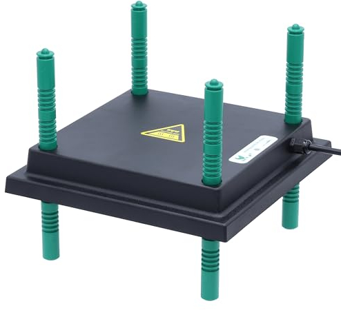 Agrarflora Küken Wärmeplatte 25x25cm, 13 Watt - Heizplatte für die Kükenaufzucht - Kükenwärmer, Kükenwärmeplatte - höhenverstellbar, effizient & sparsam - geeignet für Geflügel, Hühner & Reptilien