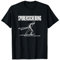 Langlaufbekleidung & Geschenke by eleventeez Herren Langläufer Langlaufen lustiges Spurensicherung T-Shirt Schwarz Kurzarm Crew Neck Klassische Passform EU 36/38 S/M Winter