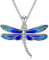 enjoylifecreative Libelle Halskette Sterling Silber Tier Kette Libelle Anhänger Schmuck Geschenke für Damen Mädchen Libellen Liebhaber
