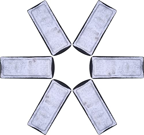 Pilipane filterwatte Aquarium, Aquarium filterwatte, ersatz Filter patronen, 6er-Pack mit Aktivkohle, wandmontiert, für Aquarien & Süßwasserbecken, Garnelenaquarium
