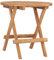 INLIFE Klappbarer Gartentisch 50x50x50 cm Teak Massivholz-5452