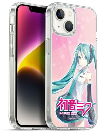 Head Case Designs Offizielle Hatsune Miku Stern Grafiken Gel Handyhülle Hülle [Militärischer Schutzgrad] Kompatibel mit Apple iPhone 14