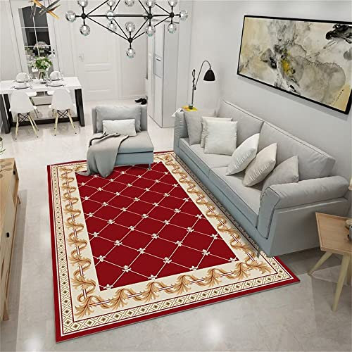 RUGMRZ Tepich Wohnzimmer Retro-Muster Erker Decke Nacht Badezimmer deko esszimmer rutschfest Teppich schlafzimmer60X90cm