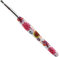 Coopay Häkelnadel mit Schön Blume, 1 Stück Gummigriff Häkelnadel 6,0 mm, Exquisite Ergonomisch Häkelnadeln für Anfänger, Solide Metall Häkeln und Bequem TPR Griff Häkelnadeln für Arthritische Hände