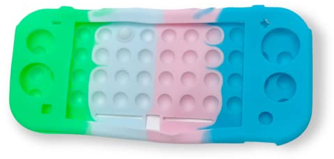 Coque anti-stress pour Nintendo Switch Lite Kids - Vert/bleu clair/rose/bleu