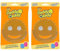 Scrub Daddy Caddy Lot de 2 Porte Eponge Evier Cuisine Ventouse, Support Eponge, Porte Éponge pour Rangement et Organisation de Cuisine, Rangement Intelligent pour Éponge Scrub Daddy et Scrub Mommy