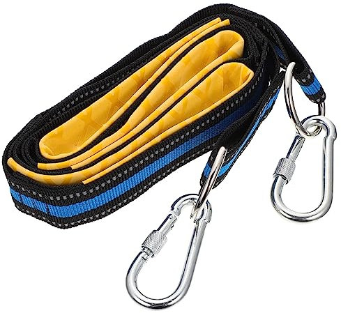 Kisangel Supple Ladder for Kayak Canoe Sturdy Rope Ladder Non Steps Easy to Install