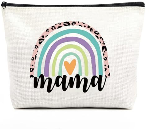LAKJUOZ Idea Regalo Festa Della Mamma Originale Pochette Donna Trucchi Mamma Migliore Del Mondo Pochette Da Viaggio Mare Elegante Idee Regali Gadget Utile Per La Mamma Originali