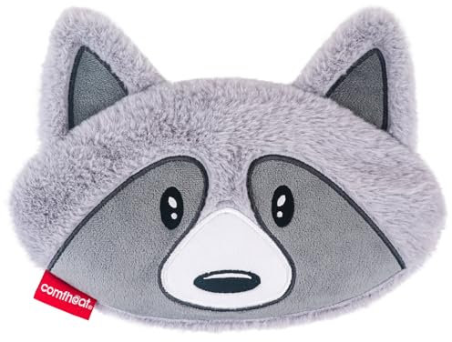 Comfheat Waschbär Mikrowelle Heizkissen für Schmerzlinderung, Unsparfümierte Mikrowellenheizkissen Fülltier für Krämpfe, Muskeln, natürliche kleine Hitze Pack feuchte Wärme mit waschbarer Abdeckung