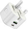 Fast Charger Plug For iPhone 16e/16/16 Pro/16 Pro Max/16 Plus/15/15 Pro/15 Pro Max/15 Plus/14/13/12 USB A + USB C Dual Port Type C PD 20W Super Fast Charging Adapter 17 UK 3 Pin Mains Wall Charger