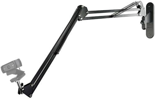 AYIZON Upgraded Webcam Wall Mount Holder Stand for Logitech C920 C922 C930 StreamCam C925e C615,MX Brio,Brio 4K, Brio 500 Webcams