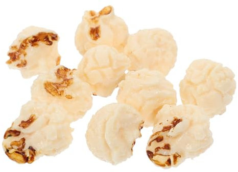 QUMIIRITY 10pcs Realistic Simulation Popcorn Models for Photo Props and Event Decoration Lifelike Artificial Popcorn for Restaurants Weddings and Home Use