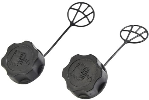 DEMULAX Kit Teil Tankdeckel, for Fuxtec, Güde Rotfuchs Trimmer 2 Teile/Satz Zubehör Deckel Multi-Fuel Fuxtec Güde Rotfuchs Kraftstofftankabdeckung für Kettensäge