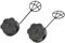 DEMULAX Kit Teil Tankdeckel, for Fuxtec, Güde Rotfuchs Trimmer 2 Teile/Satz Zubehör Deckel Multi-Fuel Fuxtec Güde Rotfuchs Kraftstofftankabdeckung für Kettensäge