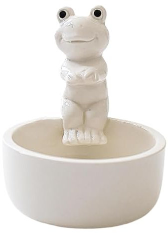 Windlicht Frosch - Duftkerzenhalter, Frosch Deko | Couchtisch Kerzenhalter, stabile Displayflächen, Kerzenhalter in Froschfigur mit garantierter Haltbarkeit, Kerzenhalter für Bibl