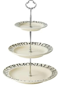 Creative English letter dish set, rice bowl soup bowl plate Western tableware - three-layer skewer plate