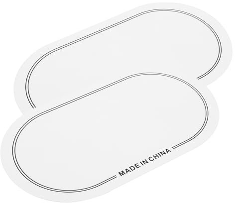 SOIMISS 2stücke Trommelfell Schutzpads Aus Weißem Material Rutschfeste Bass Drum Kick Trommel Reparatur Patches Vibrationen Und Obertöne Schützt Trommelfell Bei Einzel Doppelpedal-nutzung